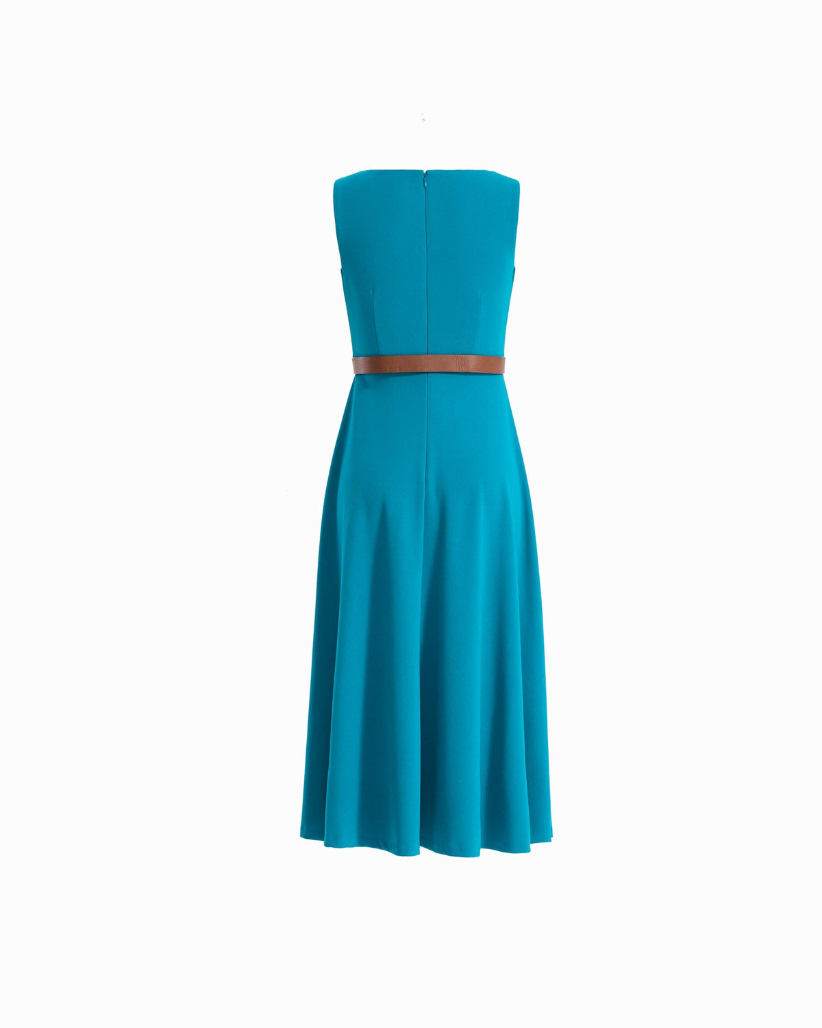 Anne Klein Twist Neckline Fit & Flare Dress