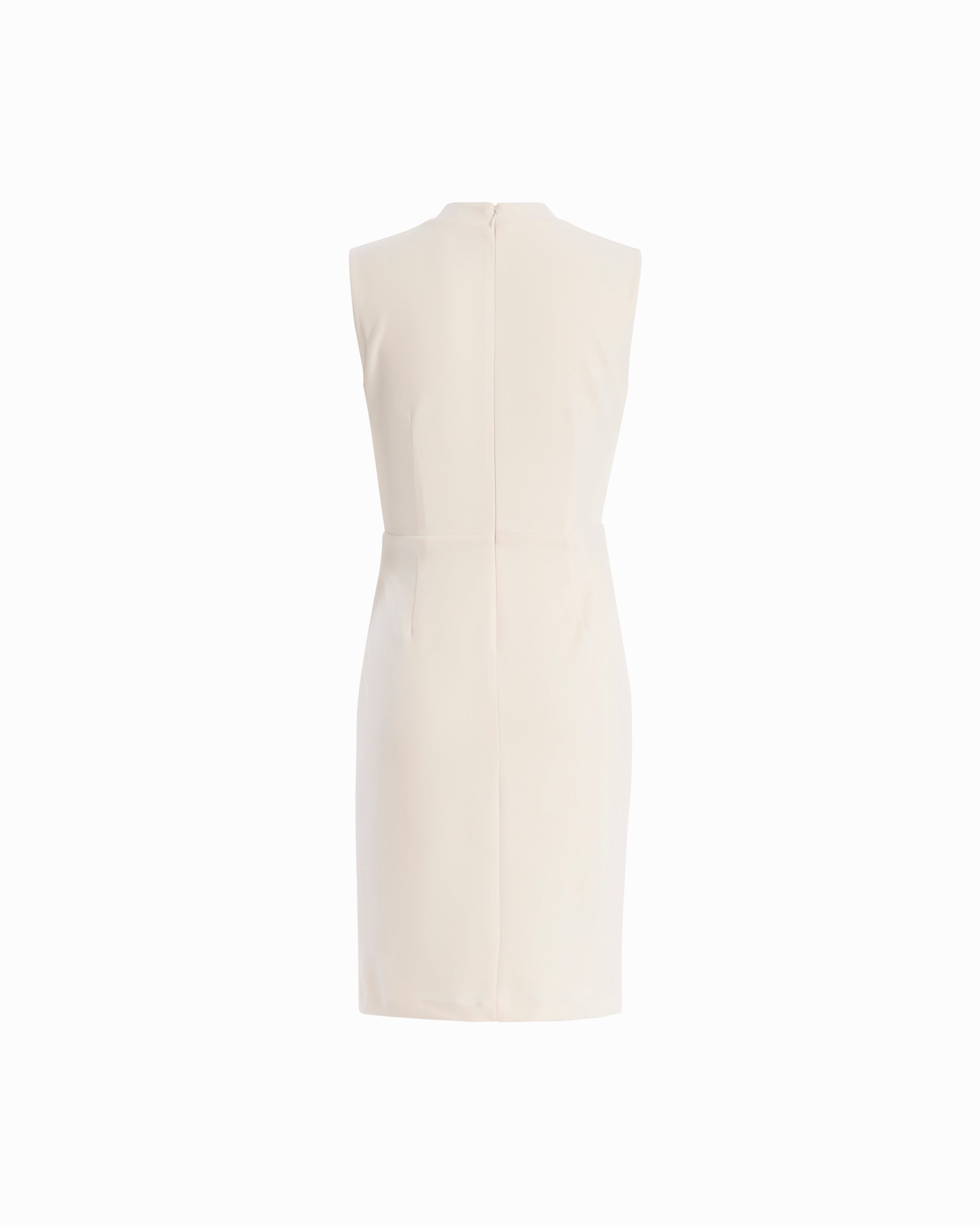 V-Neck Twist Sheath Dress
