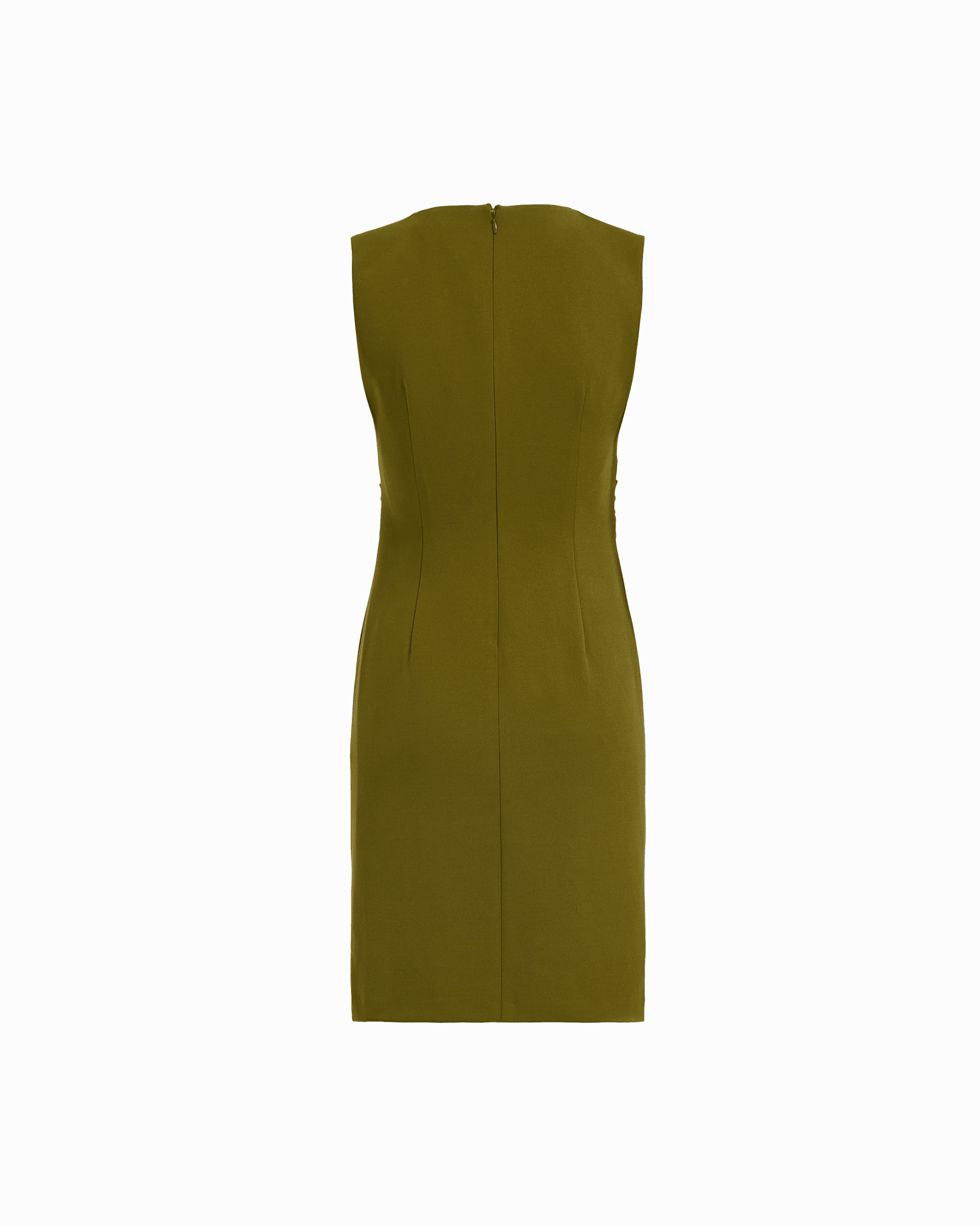Ruched Sleeveless Sheath Dress | Anne Klein IVY / 0 Ruched Sleeveless Sheath Dress | Anne Klein IVY / 0