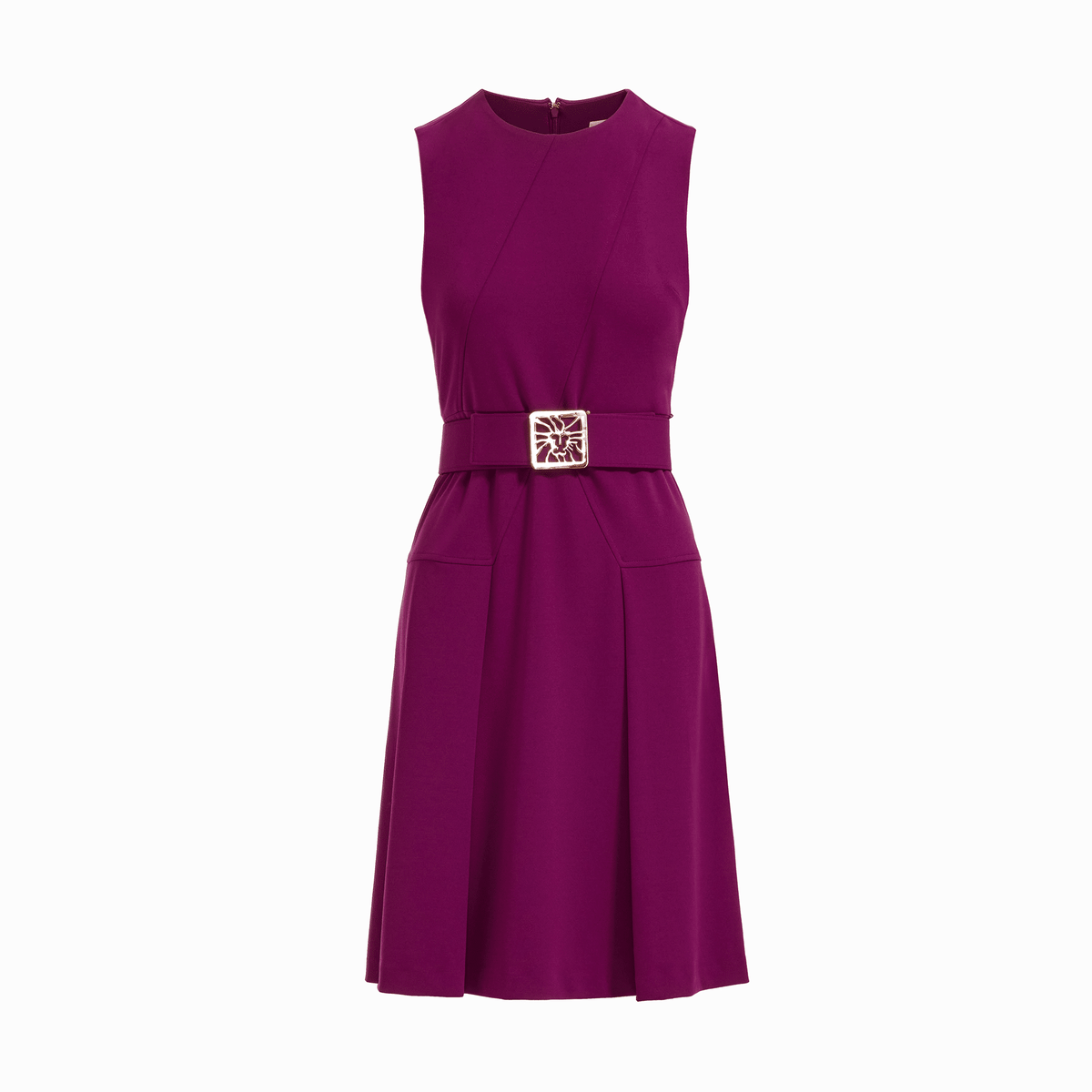 seam detail fit & flare dress-multi colourblock reviews Pink Multi Stripe Ribbed Knit Fitted Midi Dress
