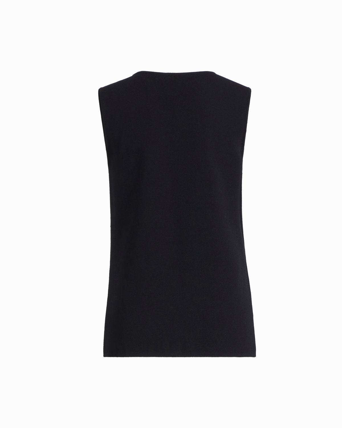 Sleeveless High Crew Neck Sweater Tank