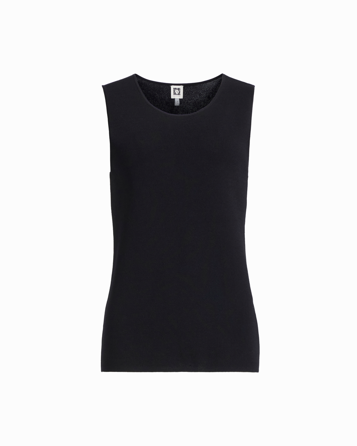 Sleeveless High Crew Neck Sweater Tank