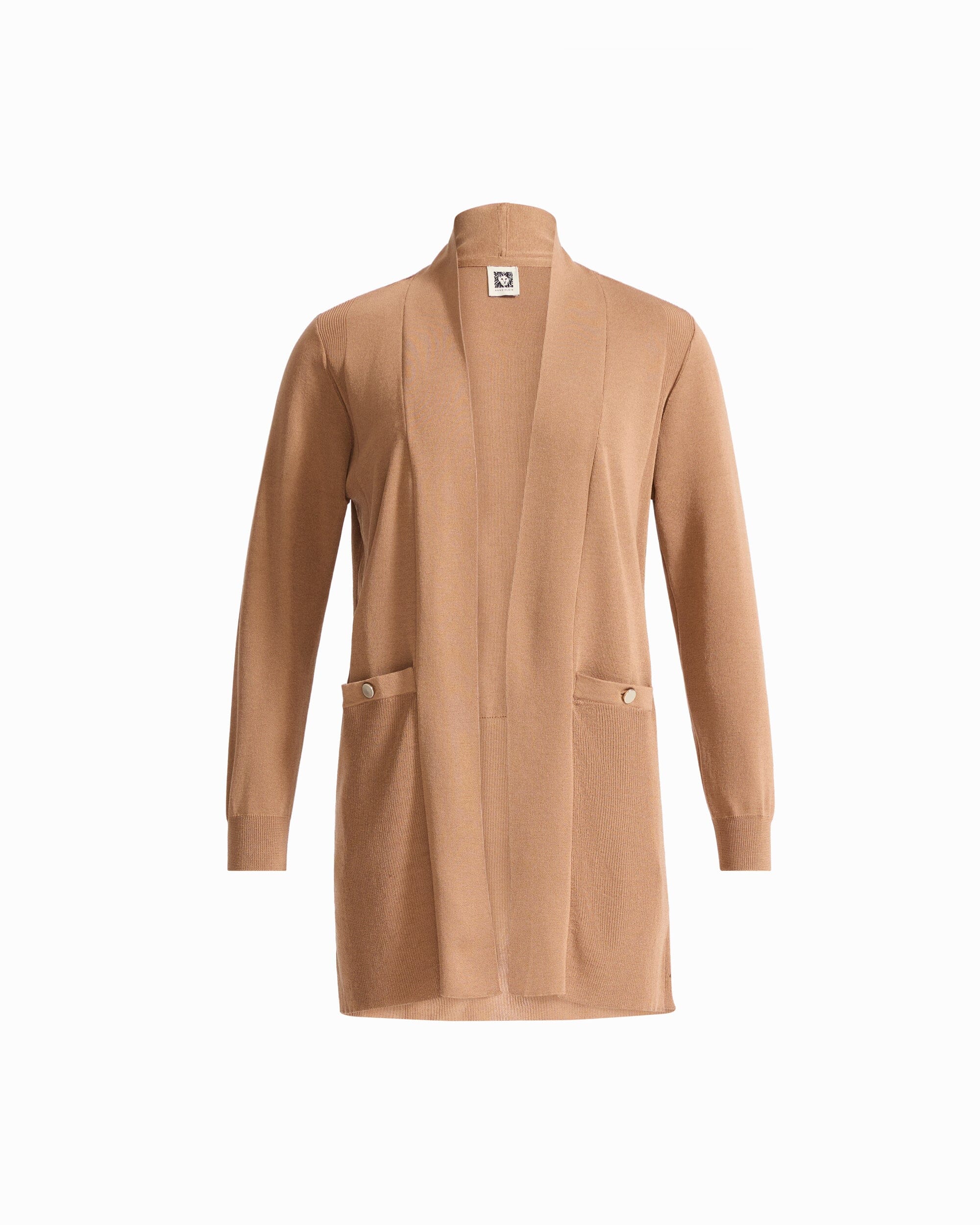 Anne Klein VICUNA Pacifica Open Neck Long Sleeve Cardigan Sweater
