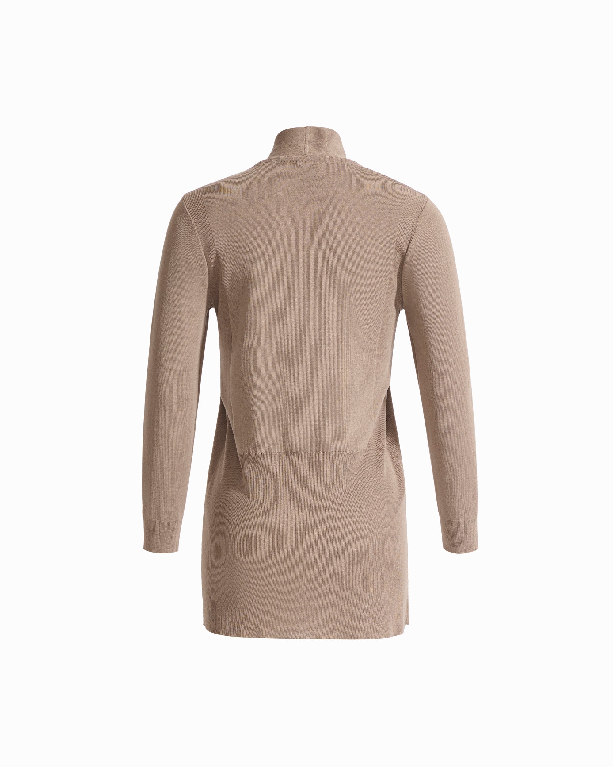 Plus Size Long Sleeve Open Cardigan with Front Pockets