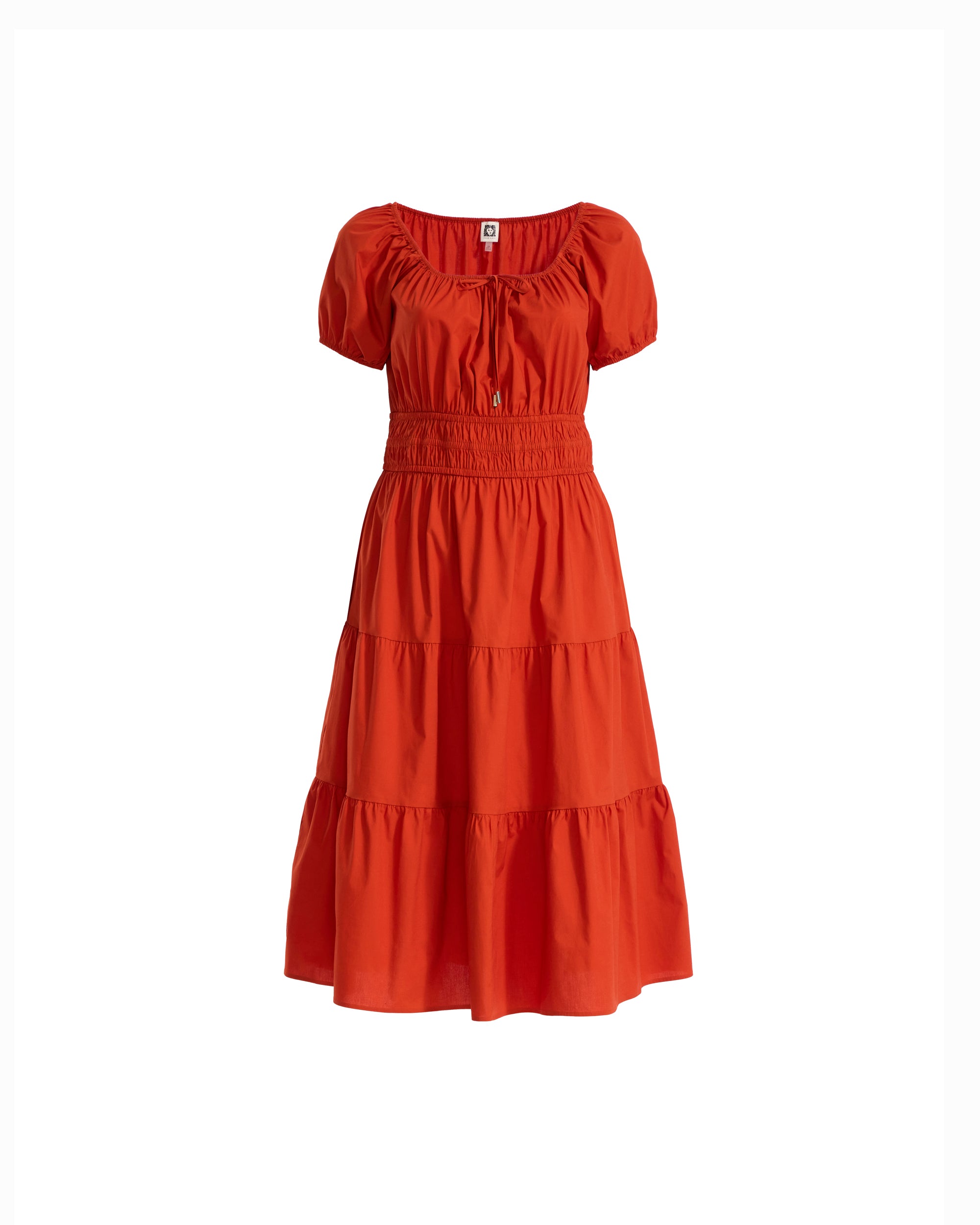 Plus Size Tiered Short Sleeve Dress