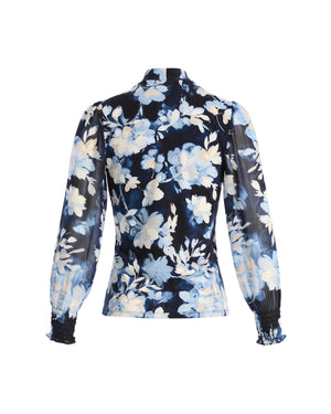 Faux Wrap V-Neck Top