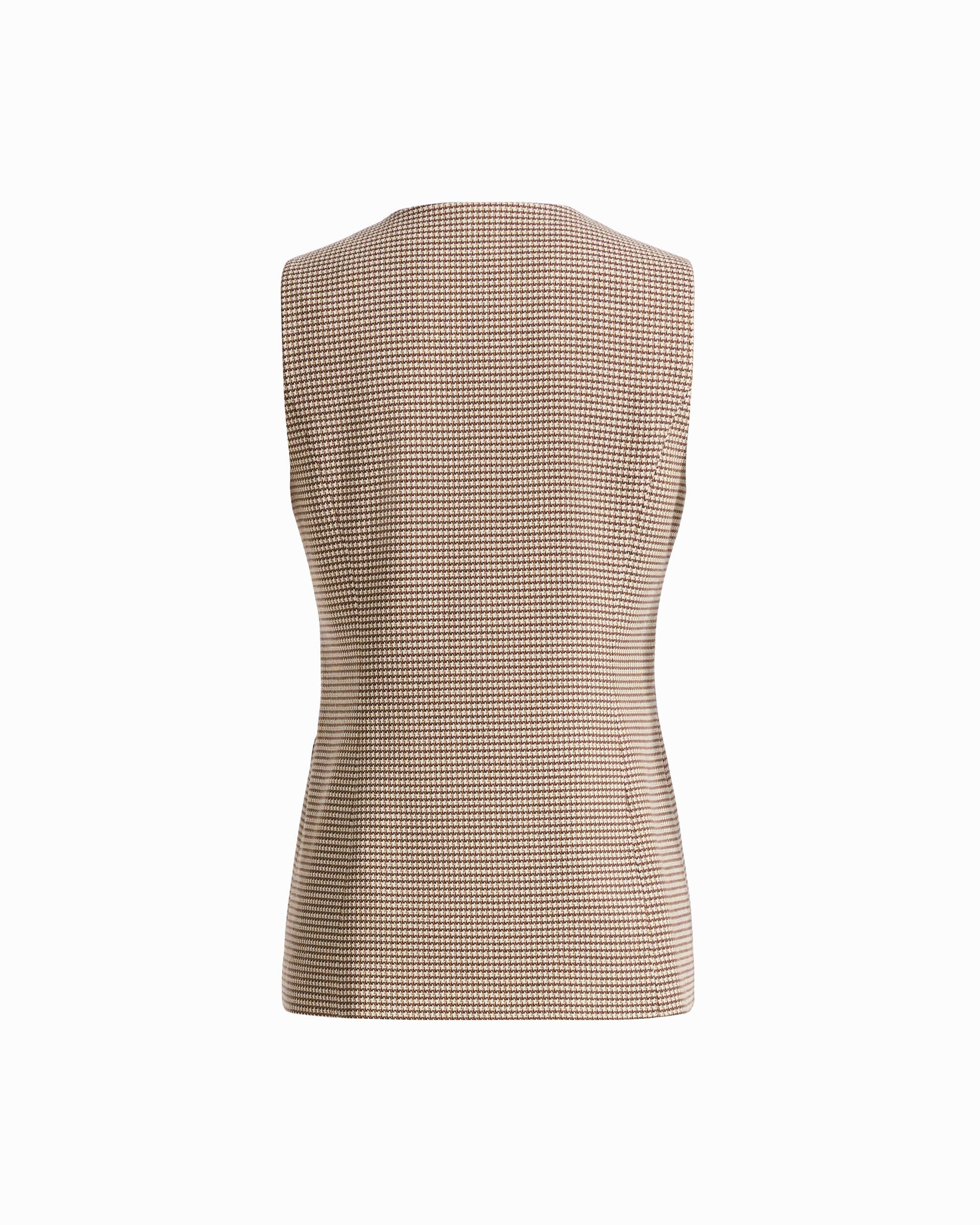 Anne Klein Five-Button Vest with Patch Pockets