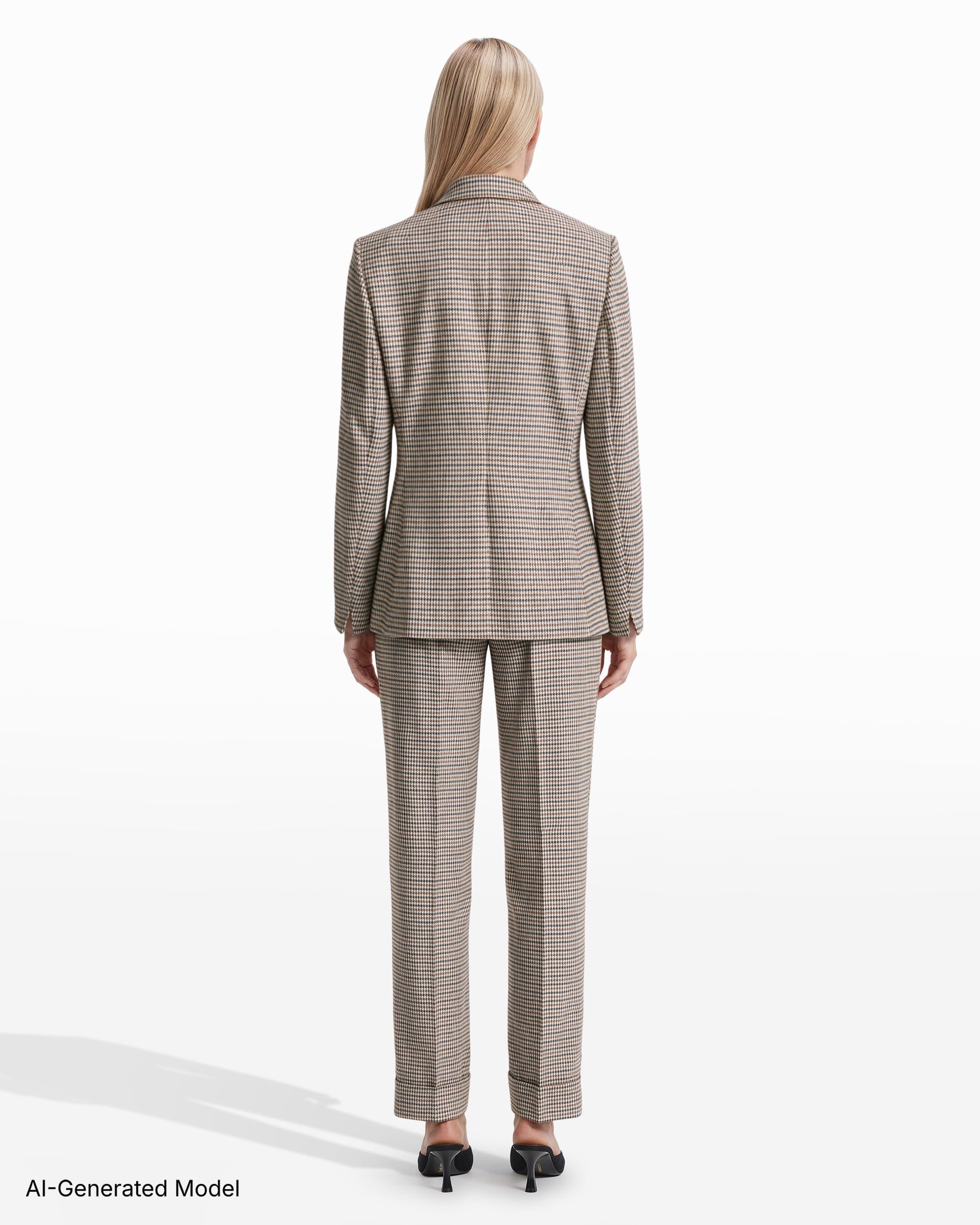 Anne Klein One-Button Jacket with Long Sleeve Slit