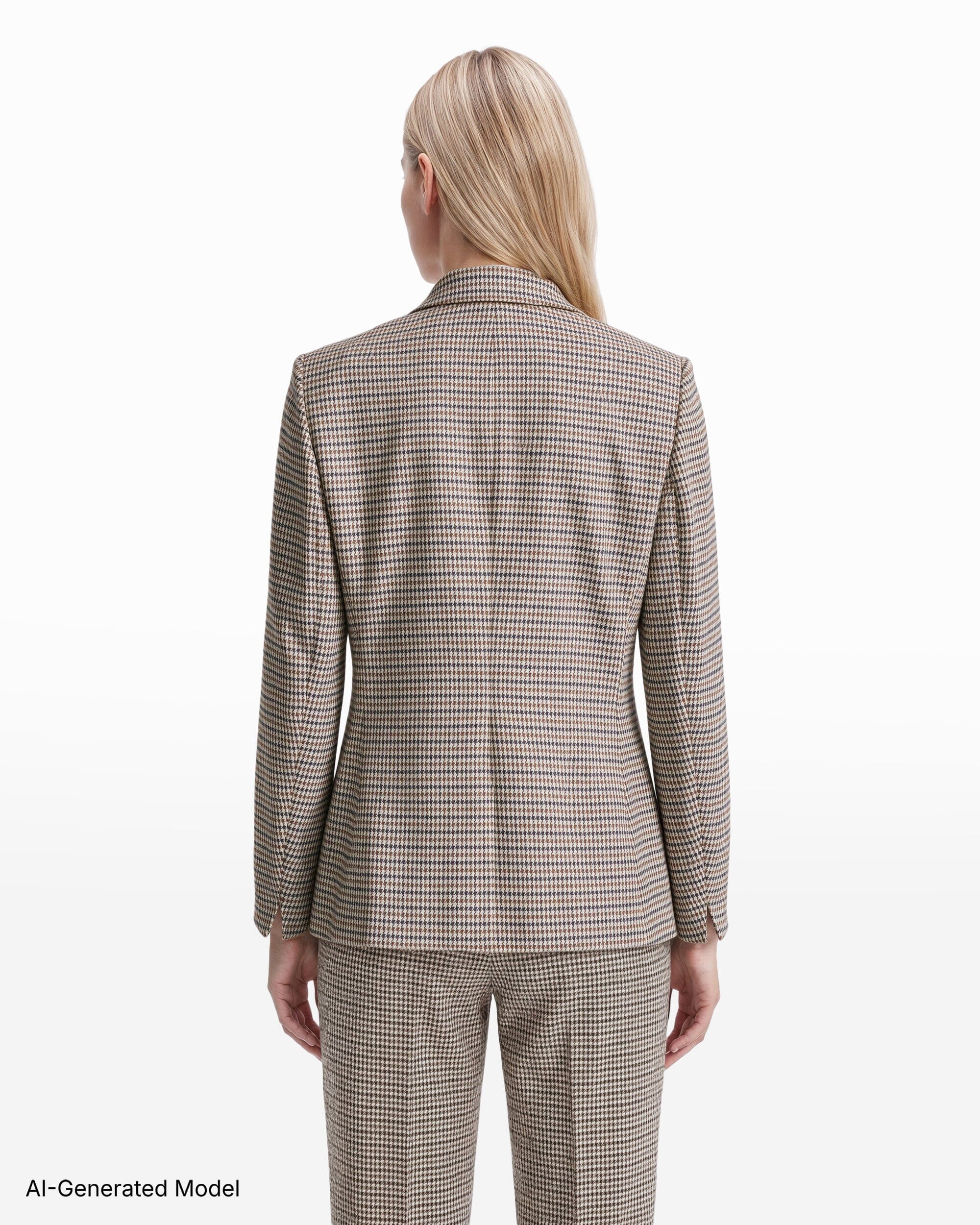 Anne Klein One-Button Jacket with Long Sleeve Slit