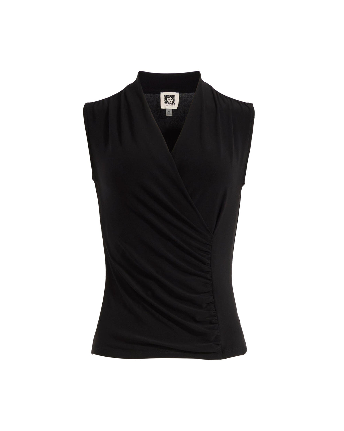 Anne Klein ANNE BLACK Faux Wrap Top