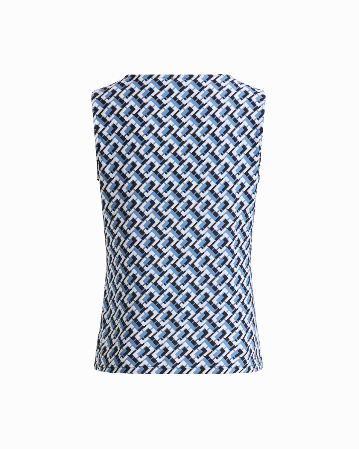 Anne Klein Asymmetric Pleat Cowl Neck Sleeveless Knit Shell Top