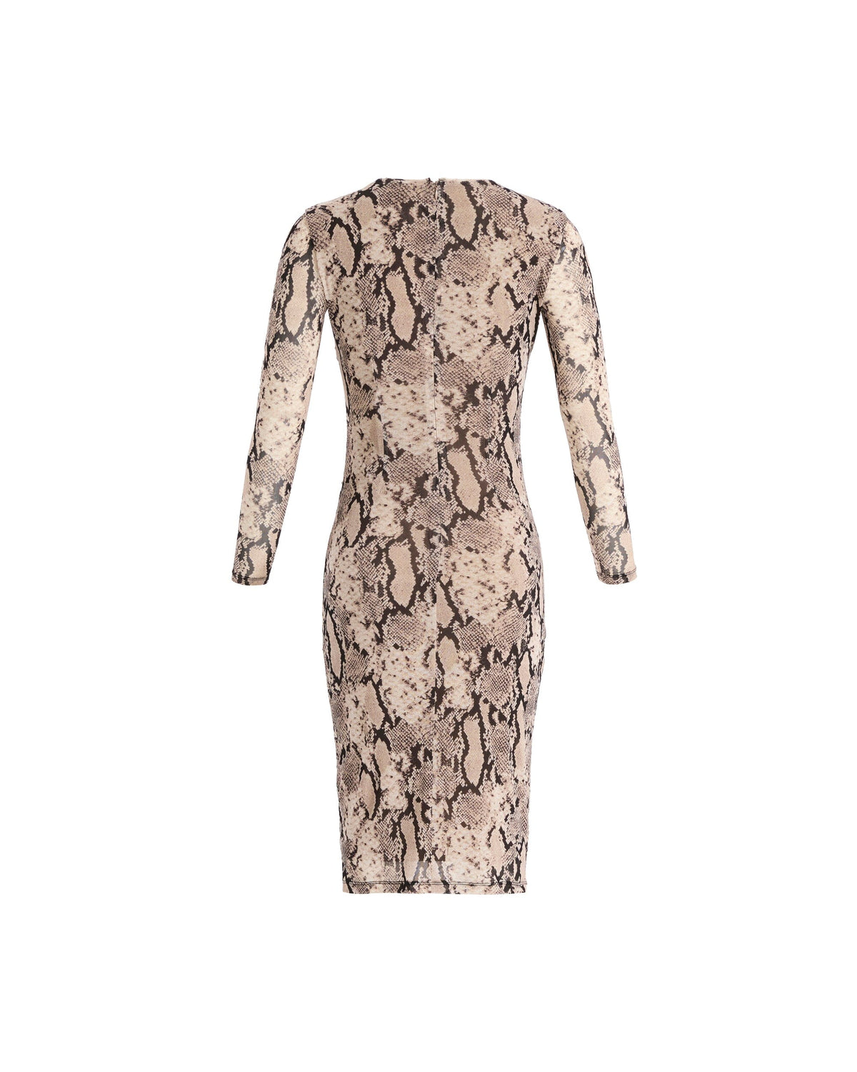 Anne Klein Snake Print Midi Dress