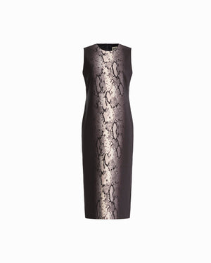 Sleeveless Jewel Neckline Midi Dress Apparel & Accessories Kasper