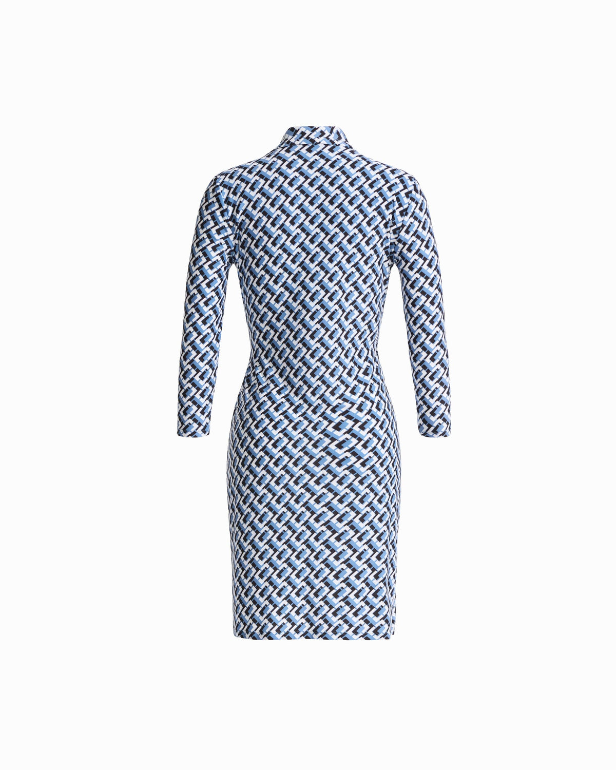 Anne Klein Notch Collar Long Sleeve Wrap Dress