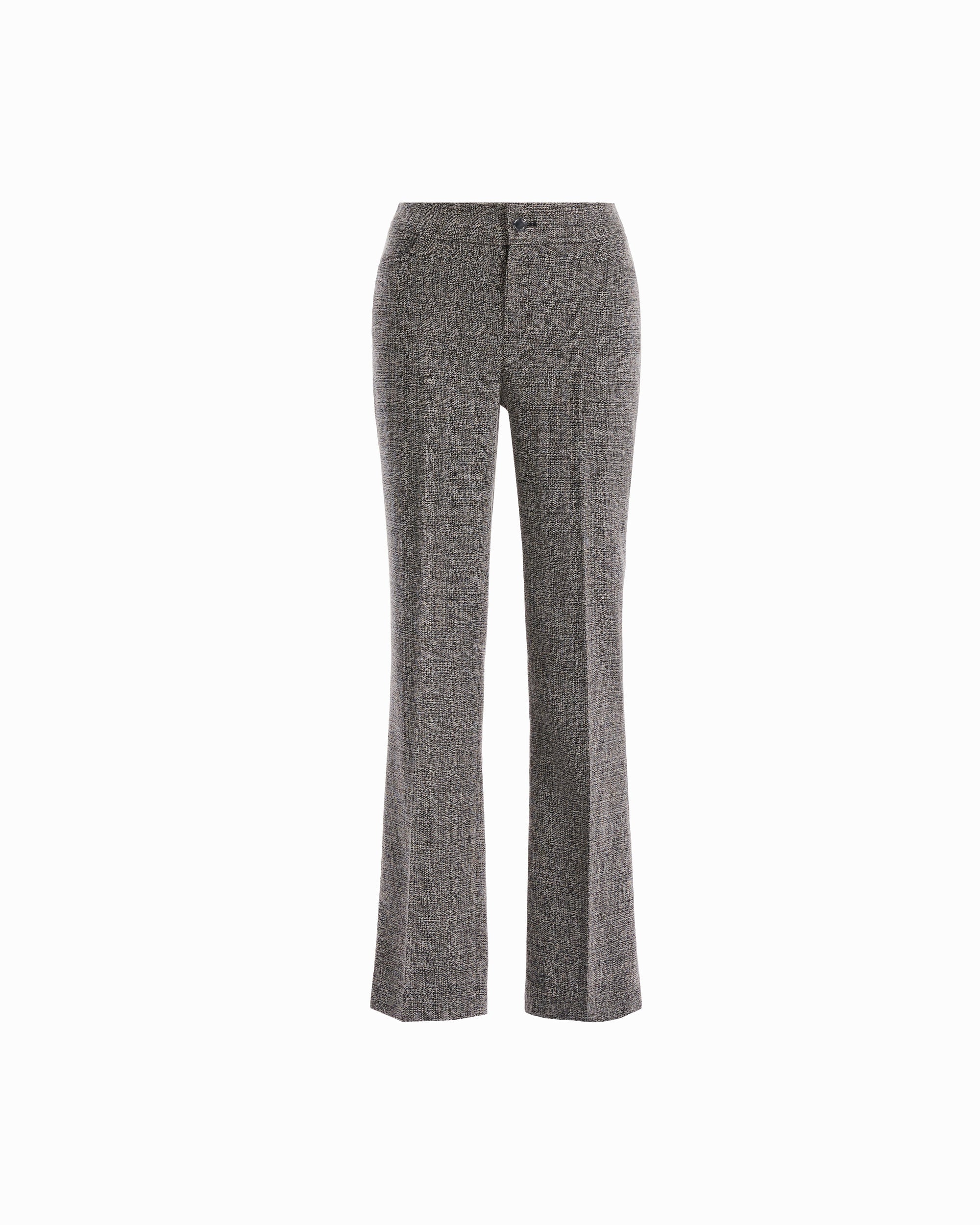 Mid Rise Boot Cut Fly Front Pant