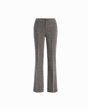 Mid Rise Boot Cut Fly Front Pant