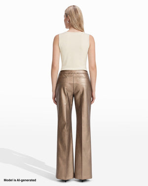 Anne Klein Metallic Boot Cut Pant