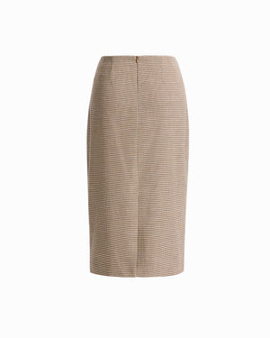 Center Back Zip Midi Skirt Apparel & Accessories Kasper