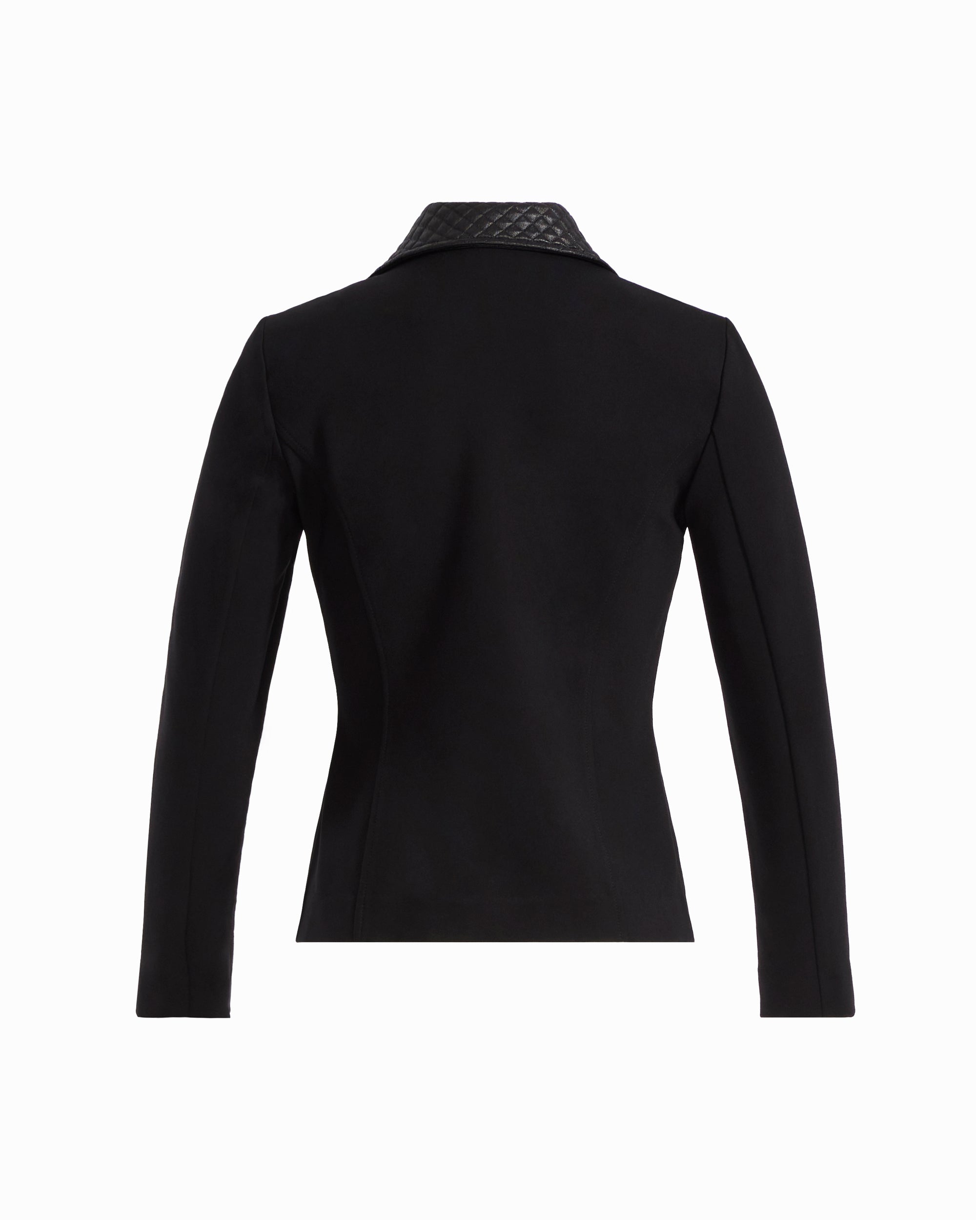 Asymmetric Moto Jacket with Combo Detail