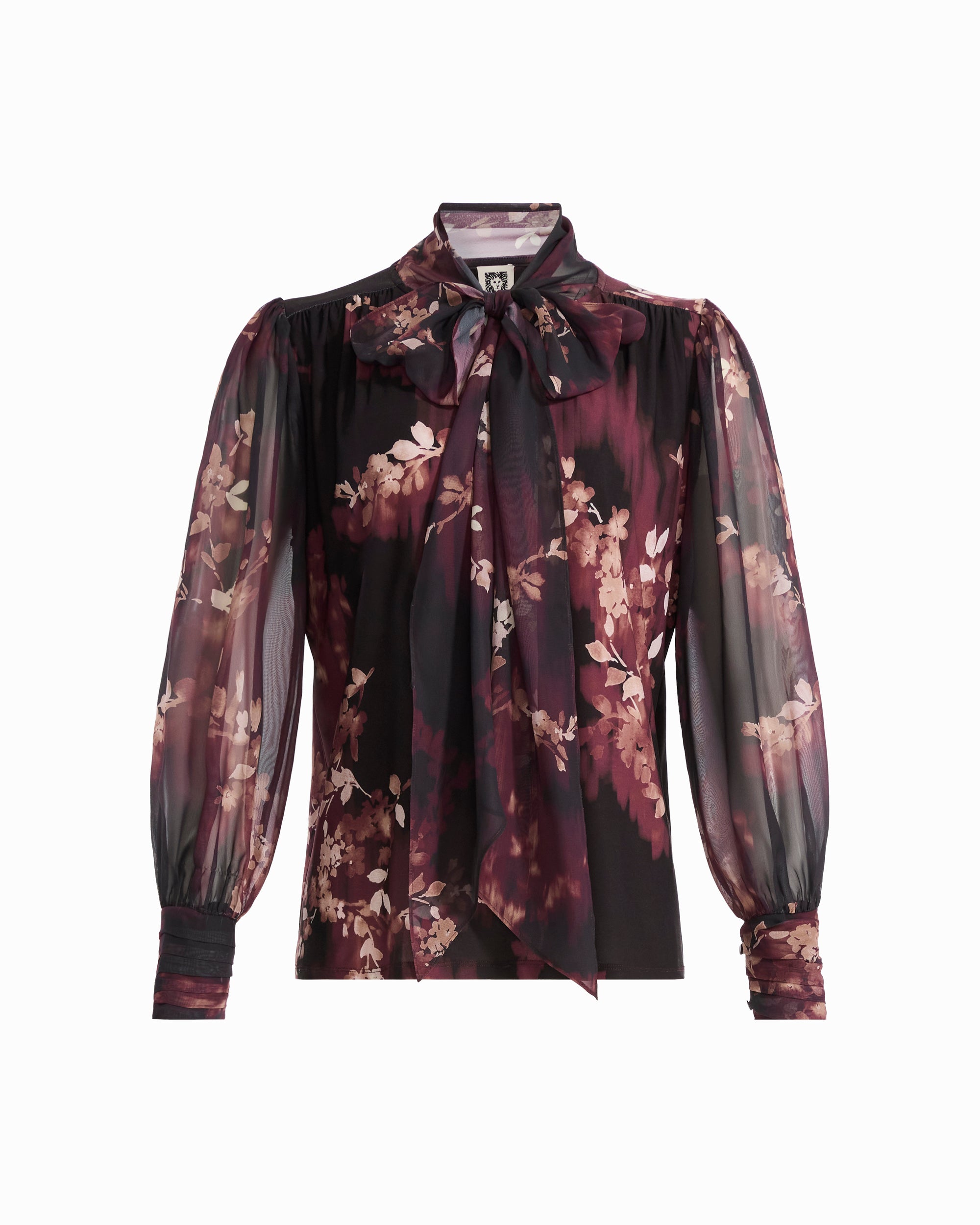 Long Sleeve Bow Tie Top