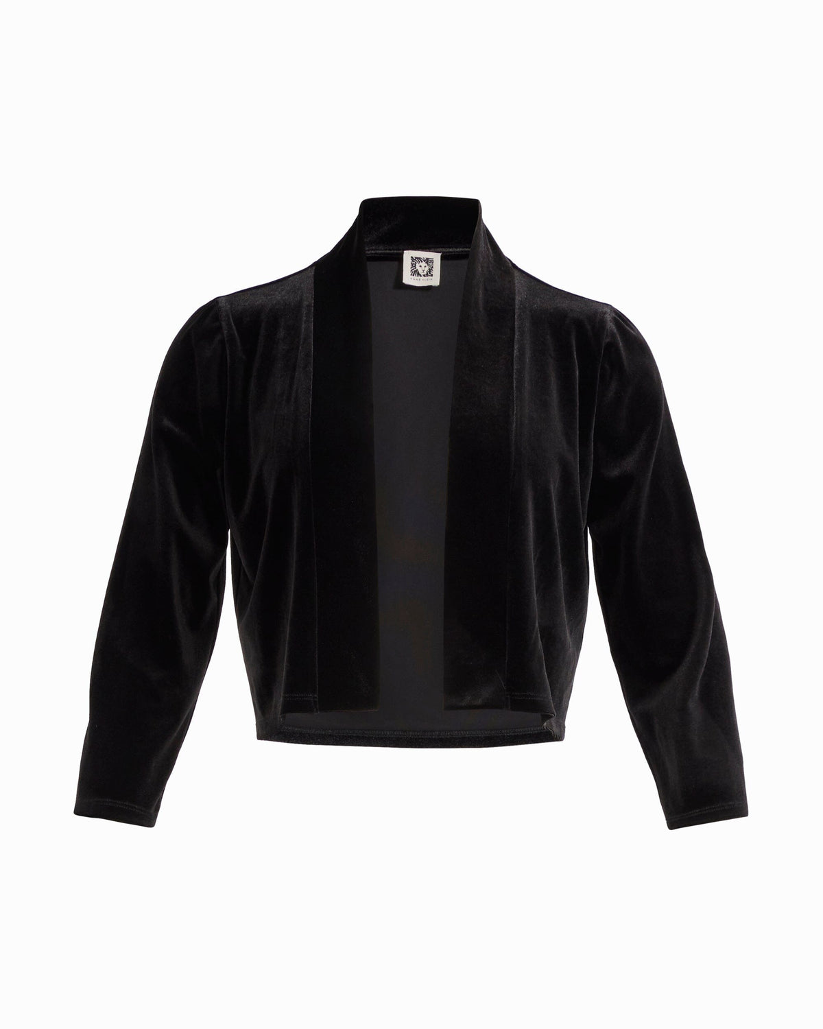 Anne Klein ANNE BLACK Three-Quarter Sleeve Knit Shrug