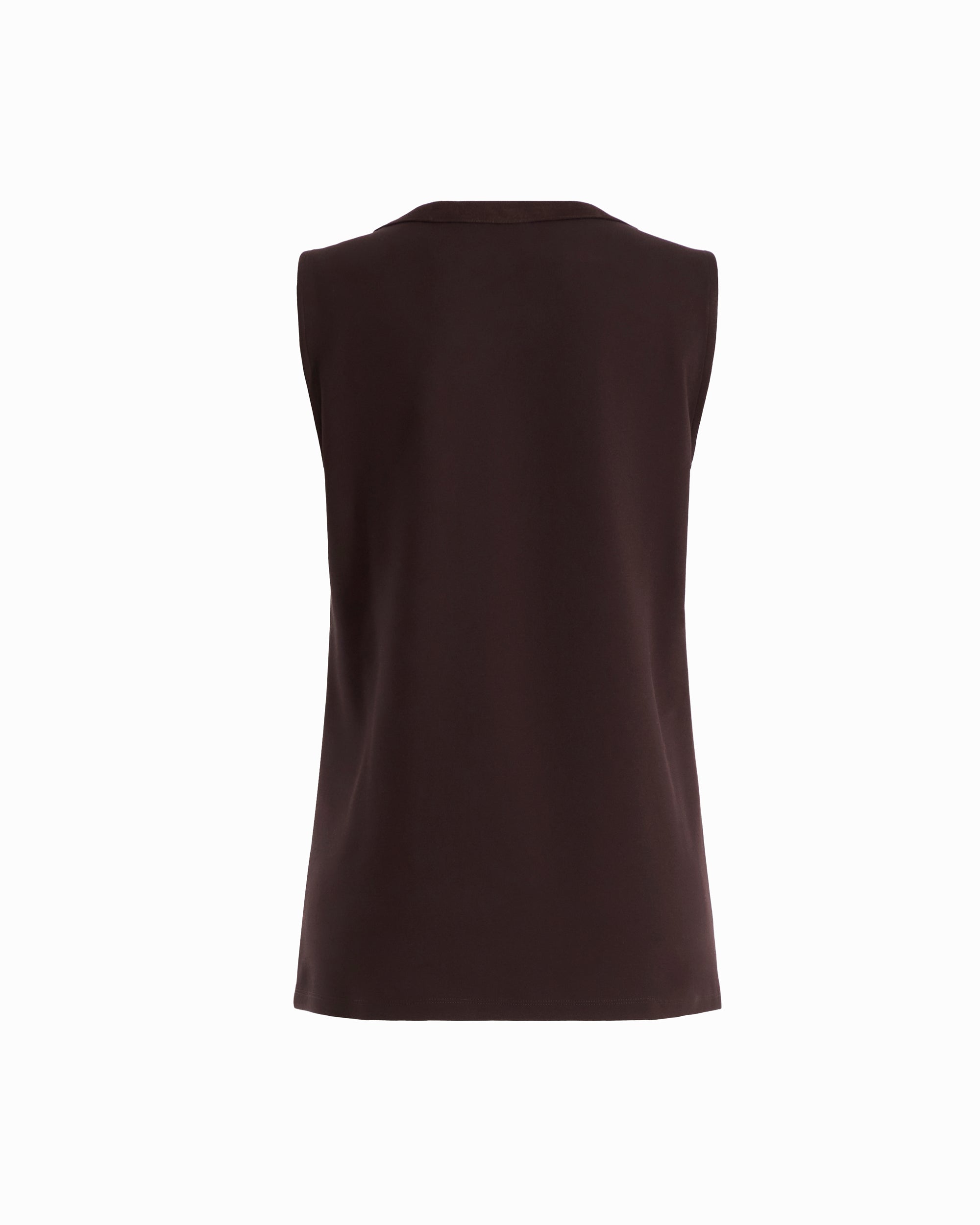 Petite Sleeveless Stud Trim Top