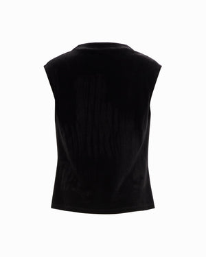 Anne Klein Cowl Neck Sleeveless Knit Top with Extended Shoulder