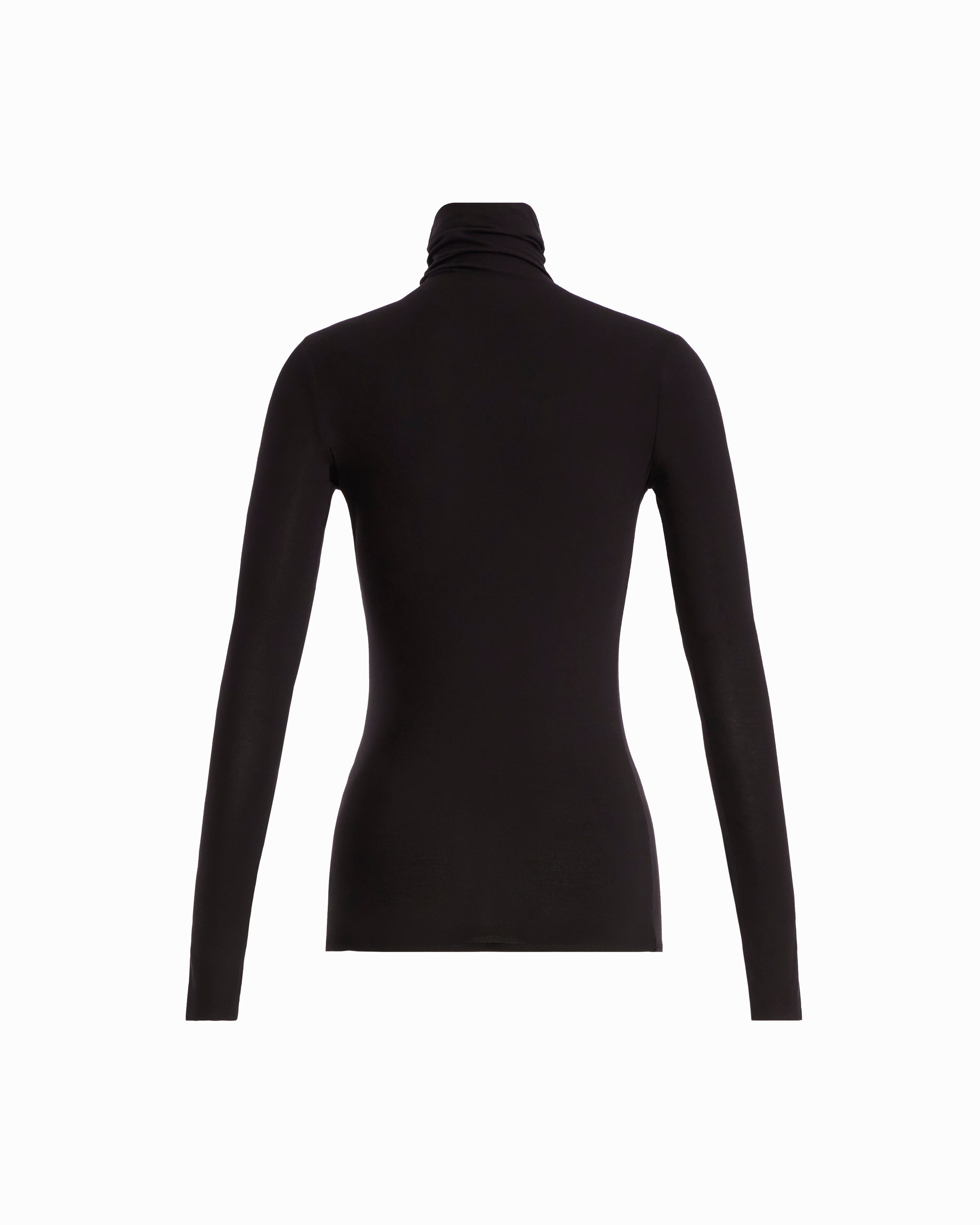 Seamless Turtleneck Knit Top