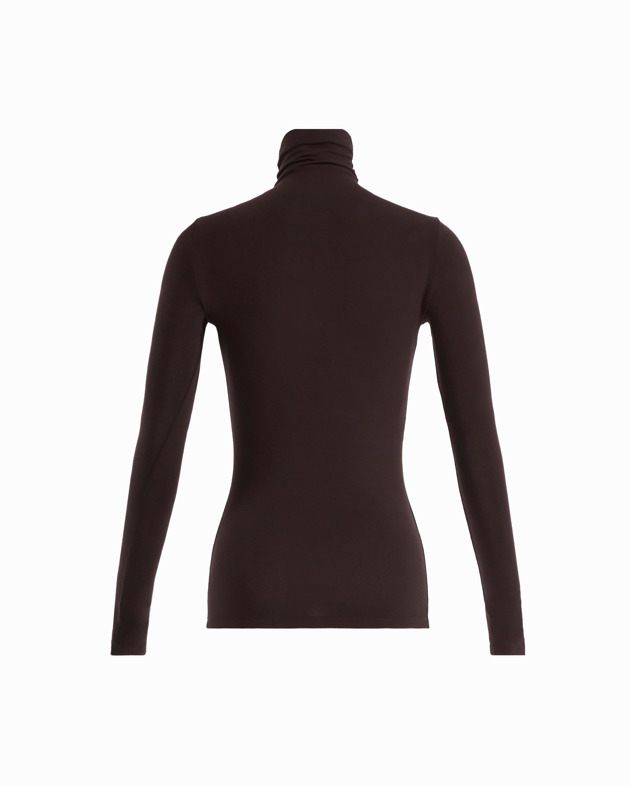 Petite Seamless Turtleneck Long Sleeve Knit Top