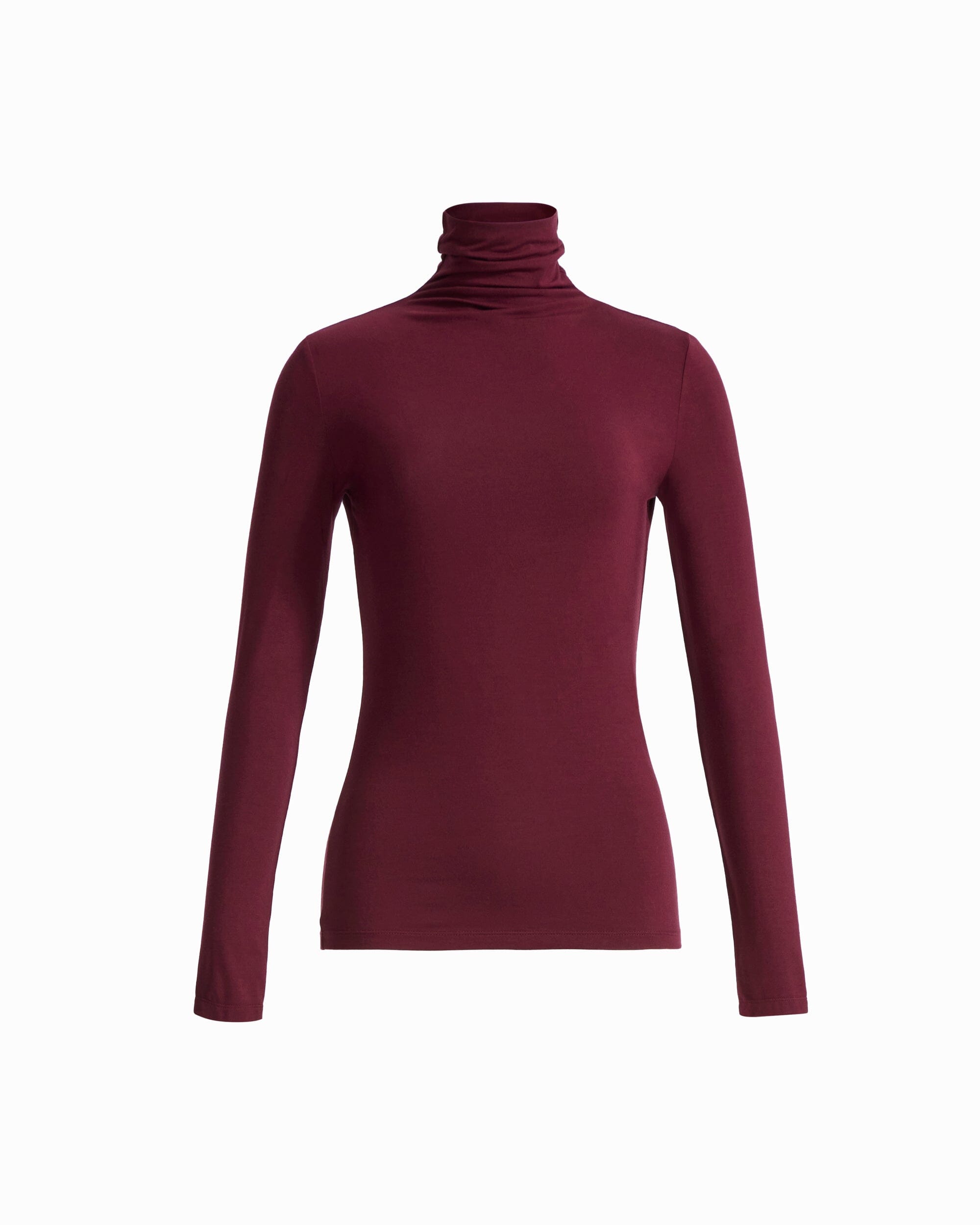 Anne Klein BAROLO Seamless Turtleneck Long Sleeve Knit Top