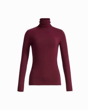 Anne Klein BAROLO Seamless Turtleneck Long Sleeve Knit Top