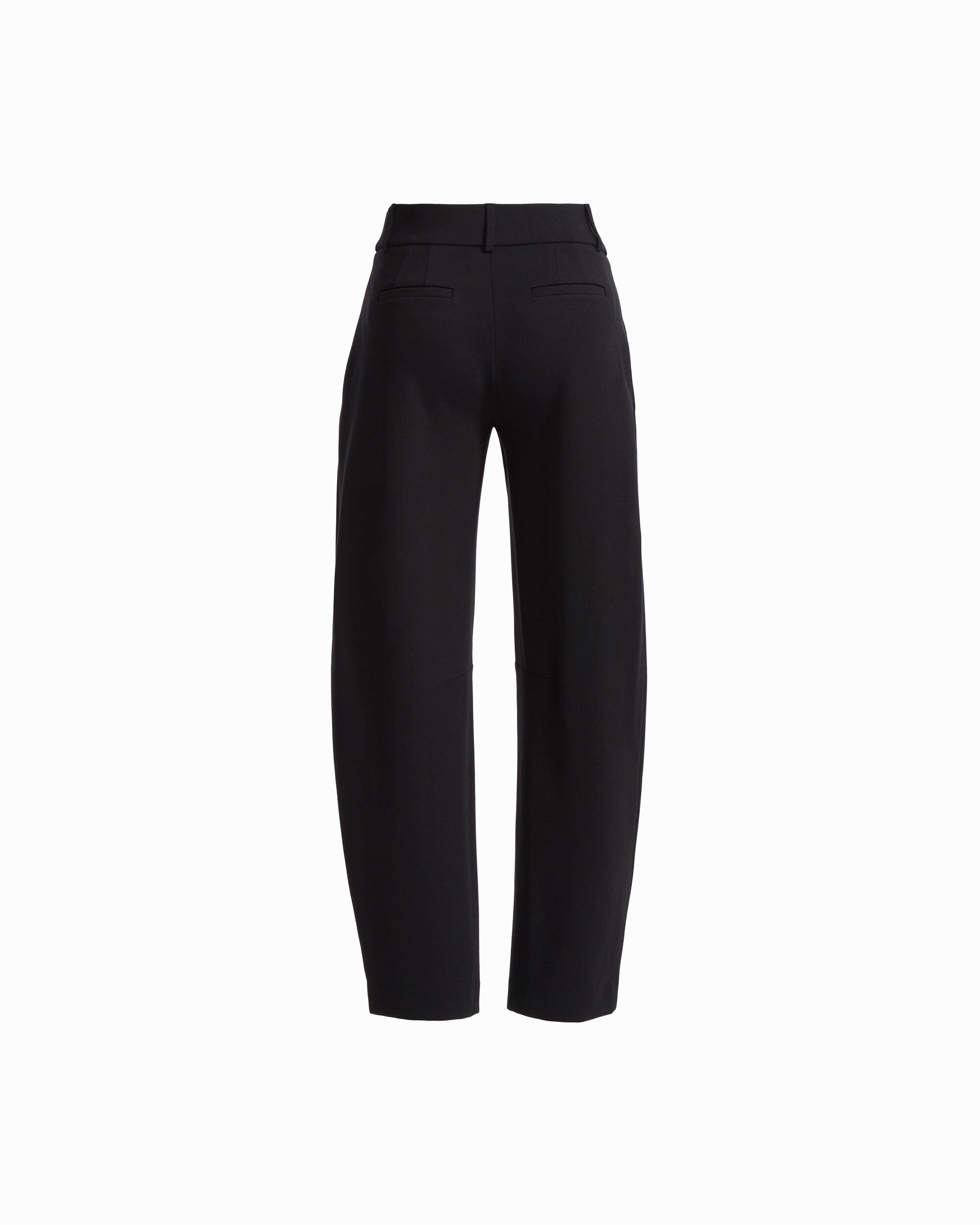 Pull-On Barrel Leg Mid-Rise Pant with Slash Pockets Apparel & Accessories Kasper