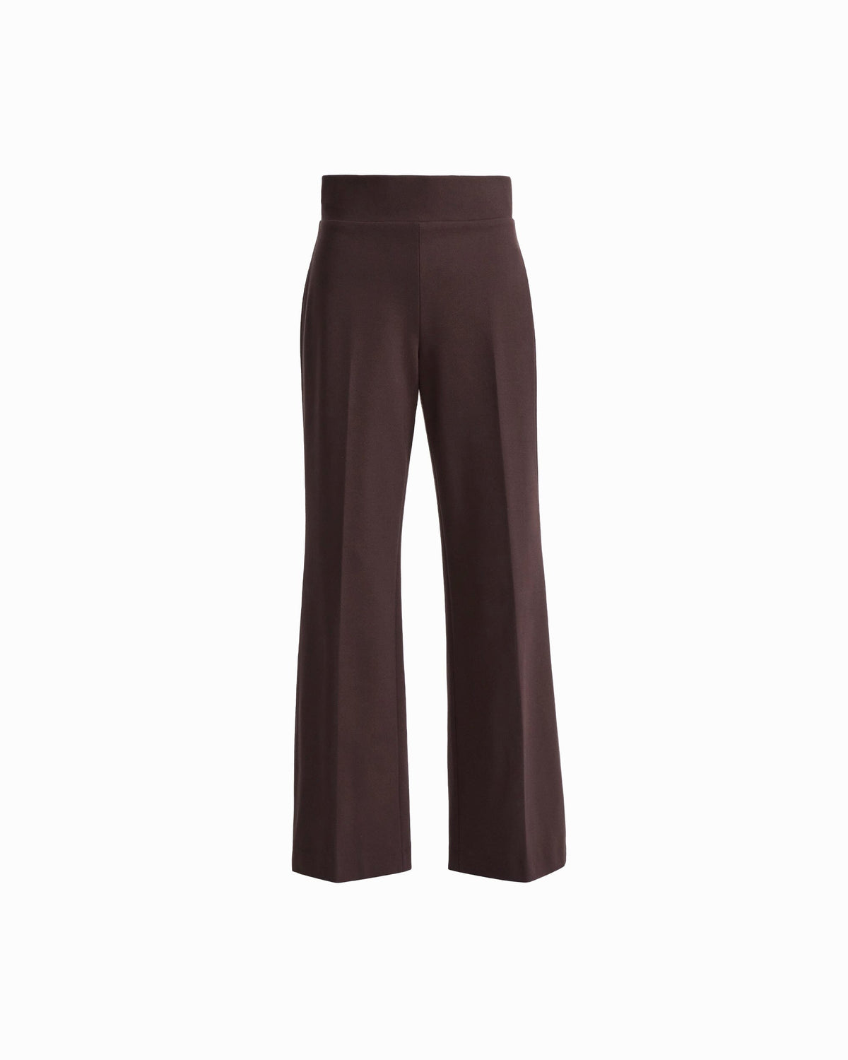 Anne Klein DEEP MAHOGANY Petite High Rise Wide Leg Pant