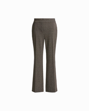 Anne Klein ANNE BLACK MULTI Pull-On Mid-Rise Pant with Slash Pockets