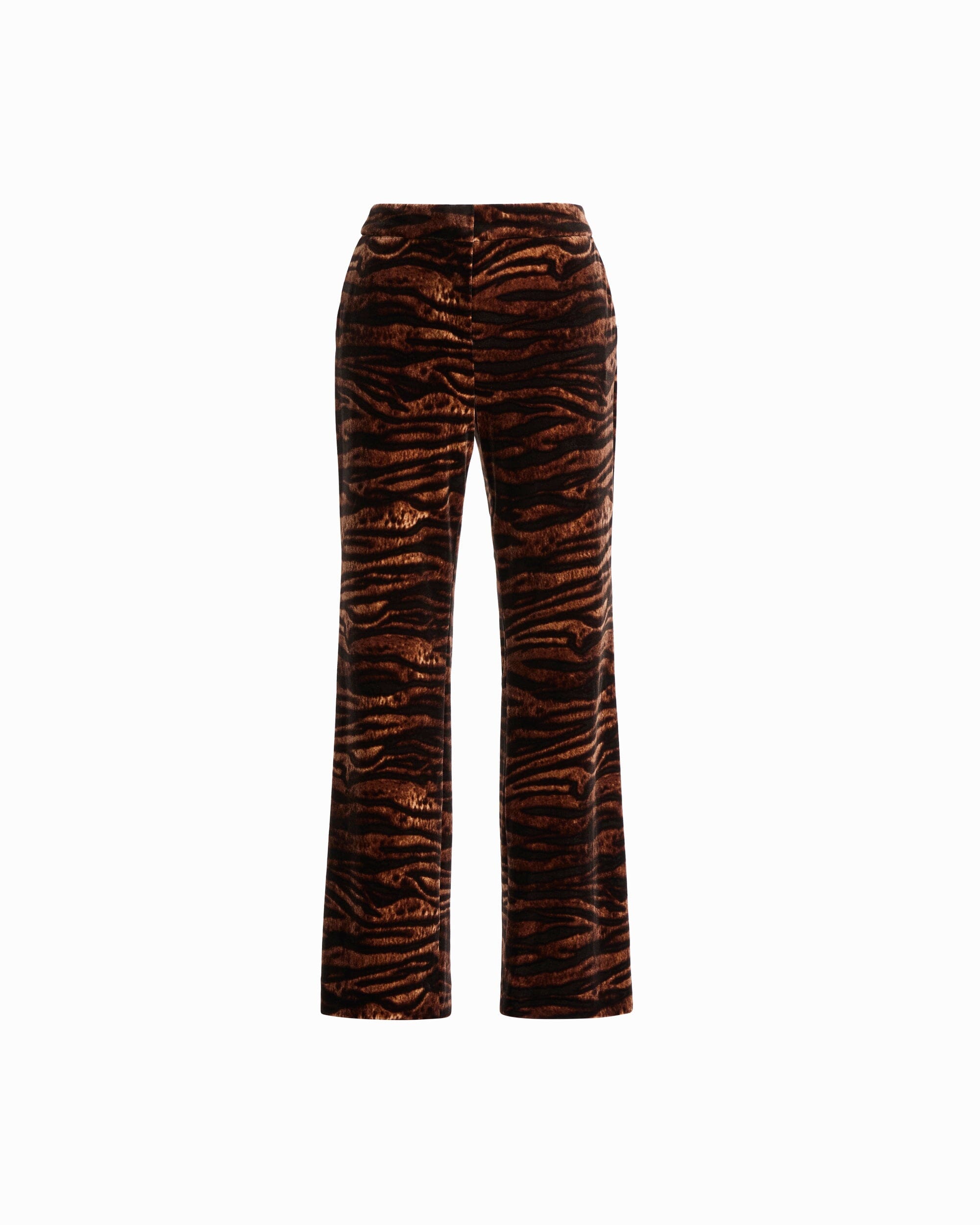Anne Klein ANNE BLACK MULTI Flat Front Flare Pant