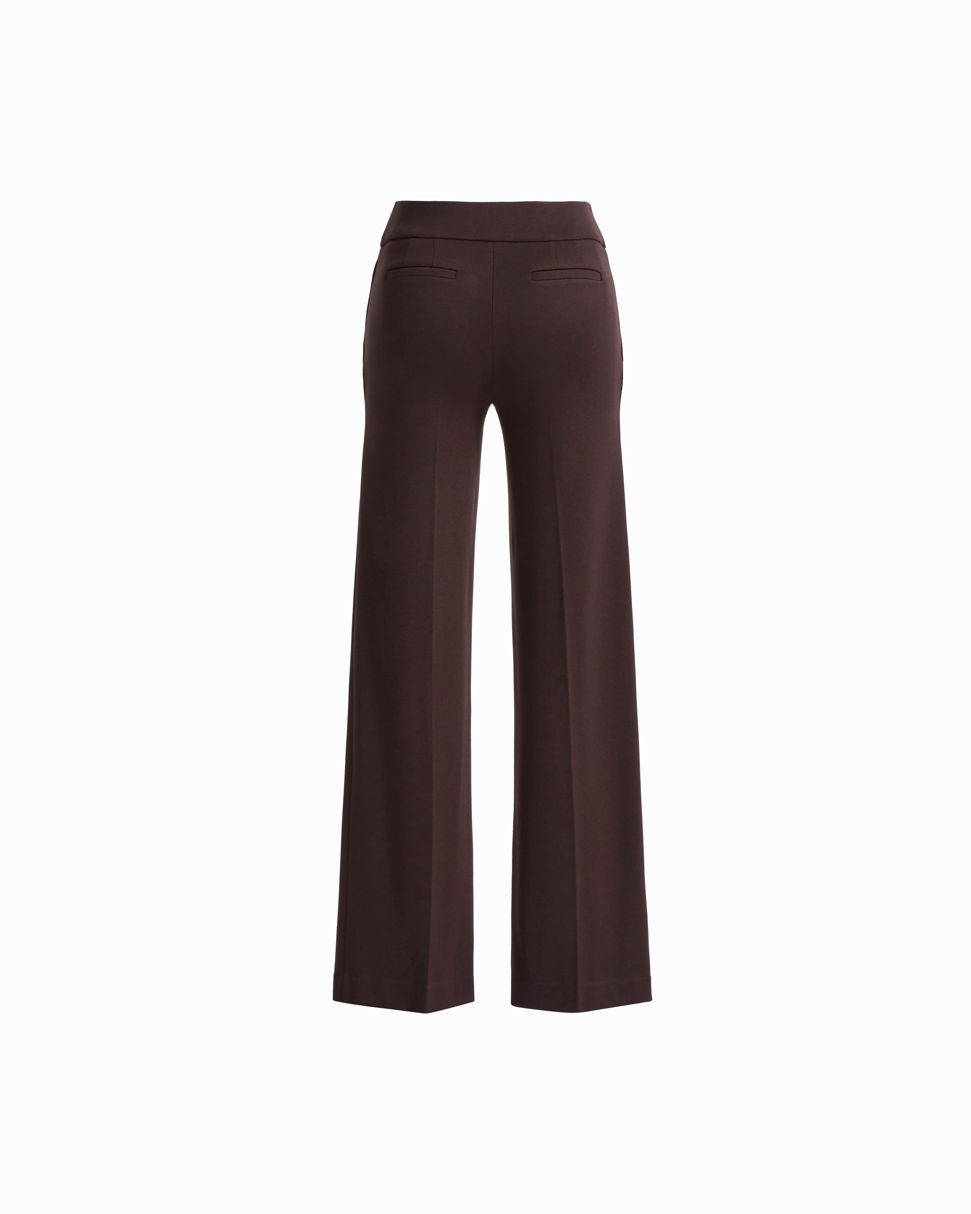 Plus Size Pull-On Wide Leg Slash Pocket Pant