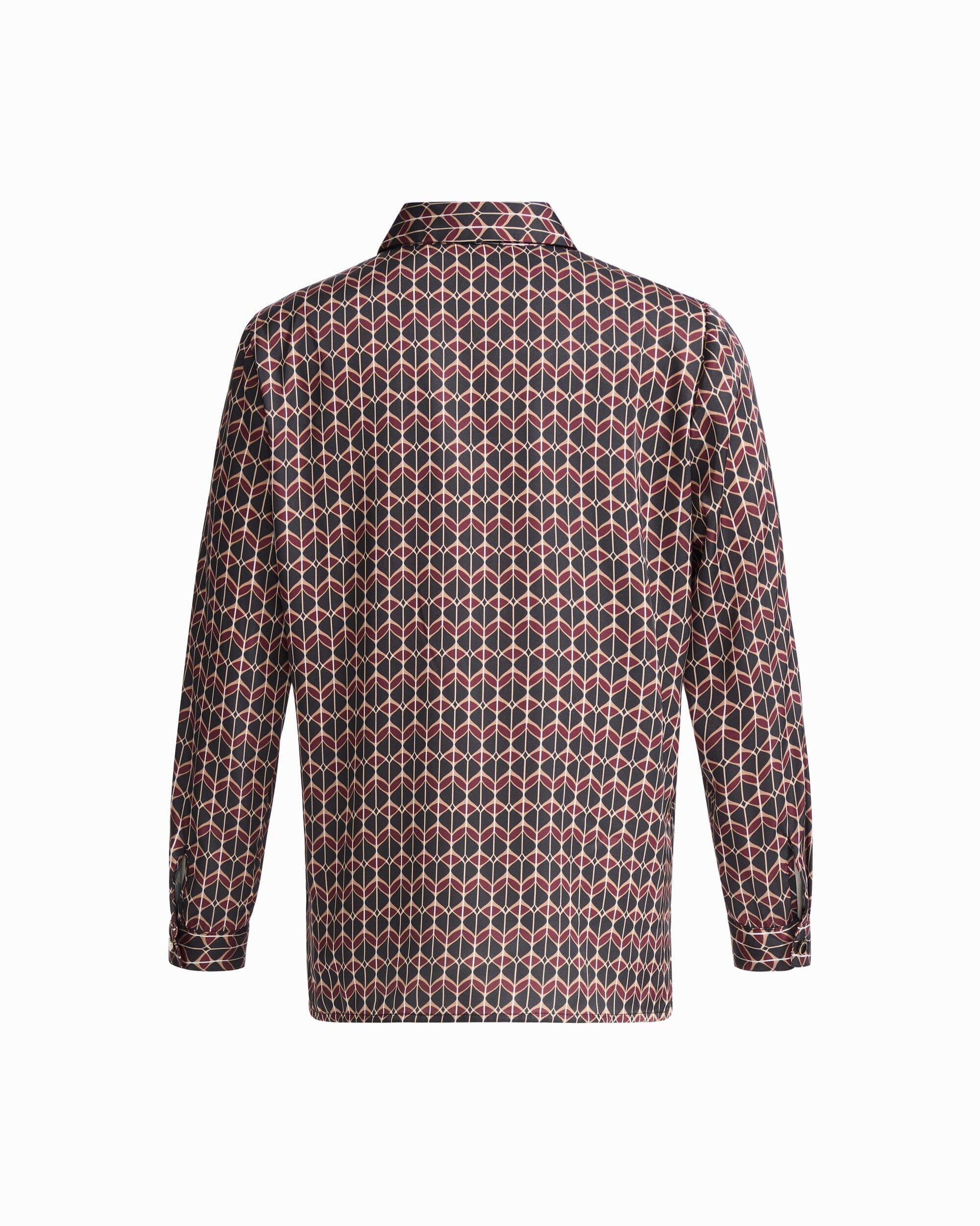 Anne Klein Button-Down Collared Long Bell Sleeve Woven Top
