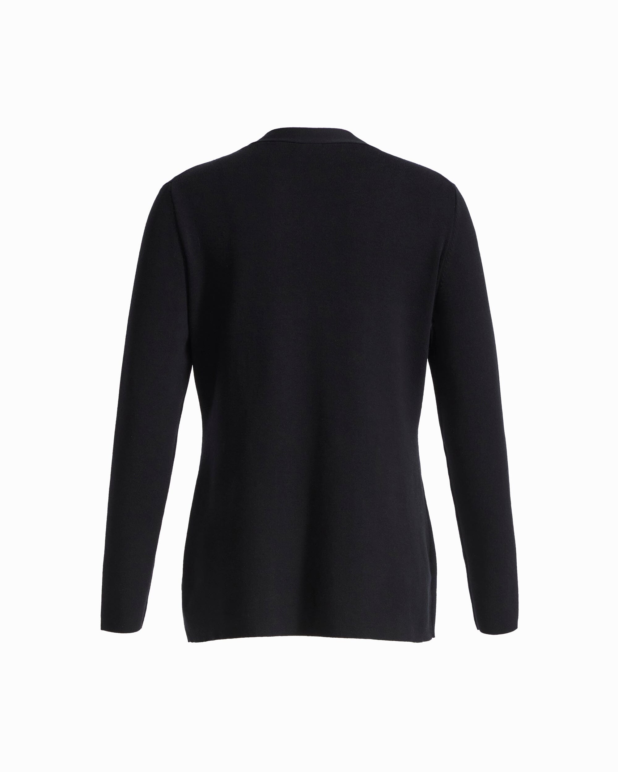 Anne Klein Button-Front Cardigan Sweater With Patch Pockets