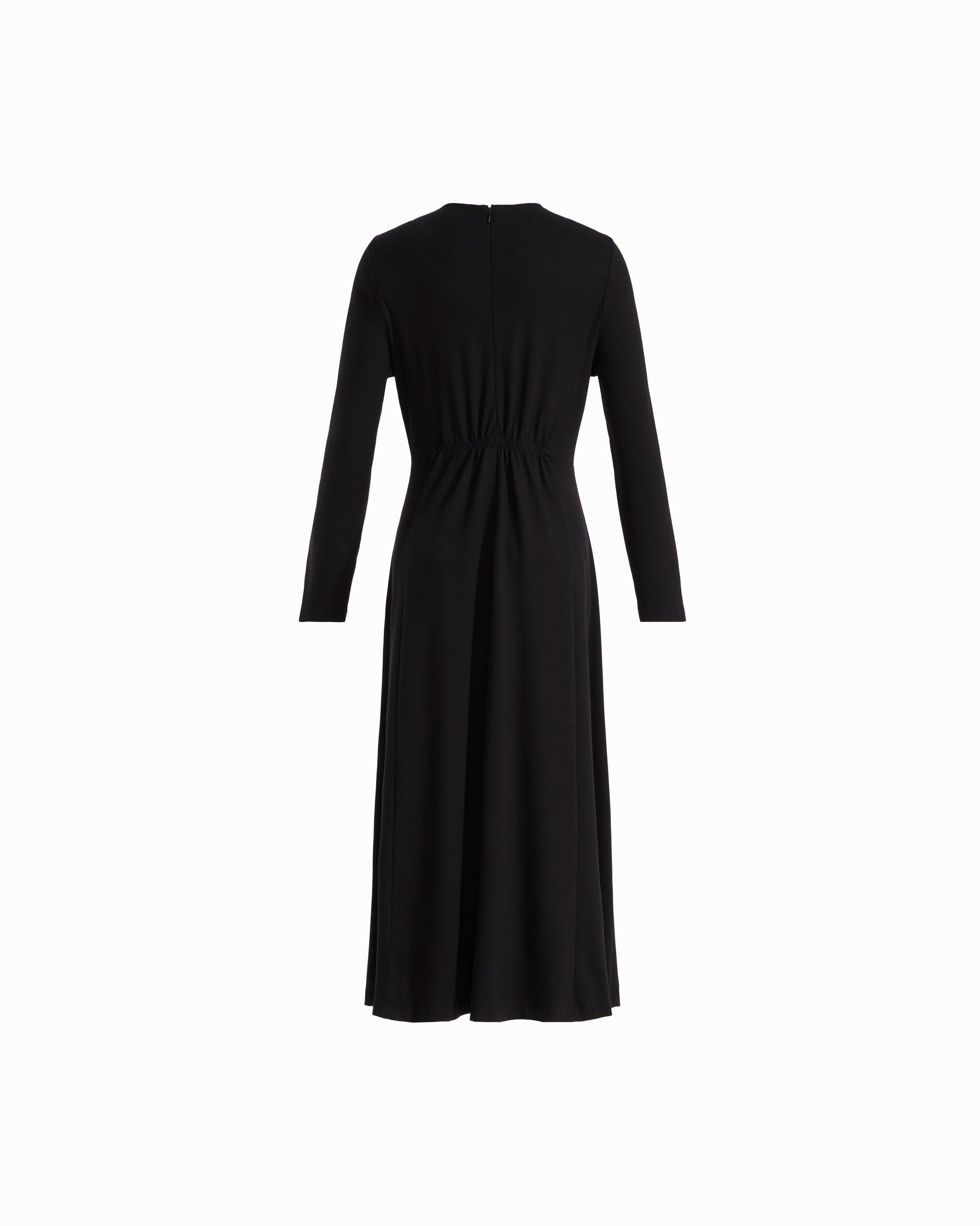 Petite Gathered Waist Midi Dress