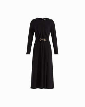 Gathered Waist Midi Dress