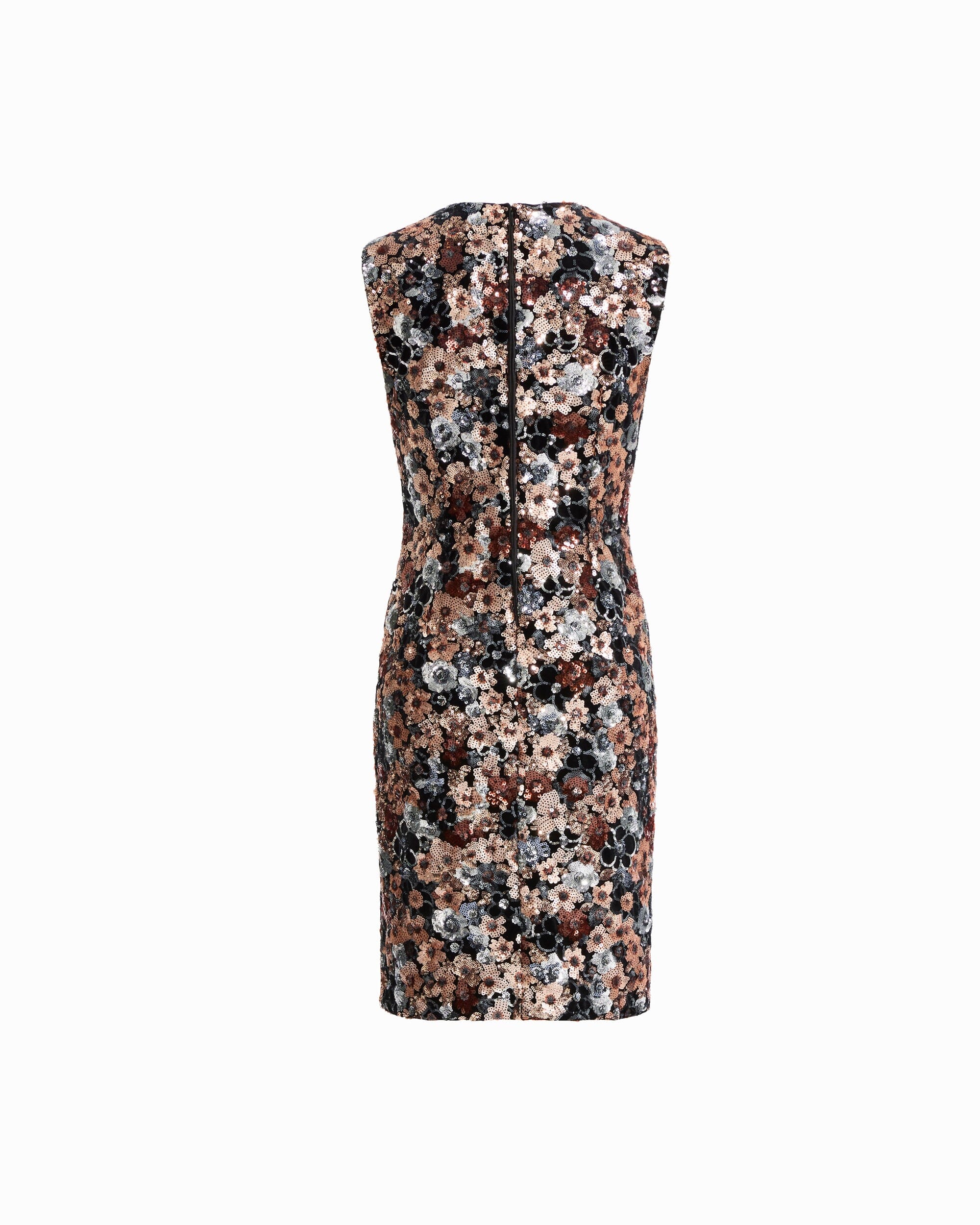 Anne Klein Sleeveless Crew Neck Classic Sheath Dress