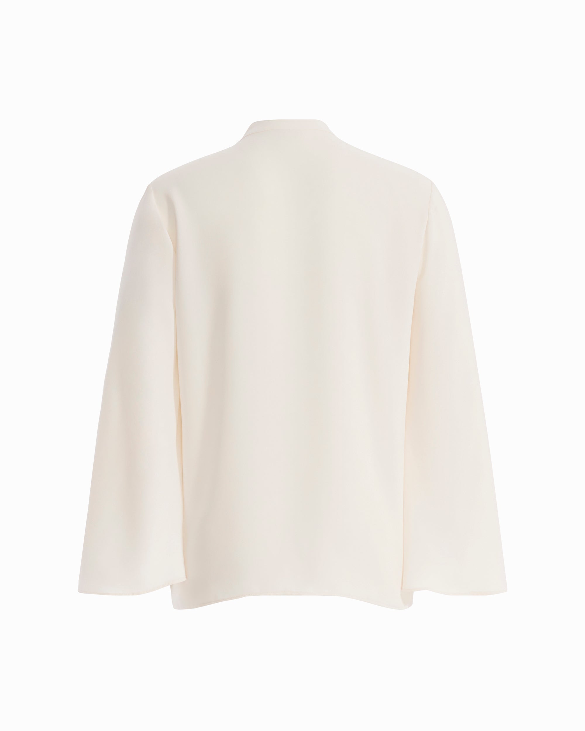 Petite Button-Front Lace Top