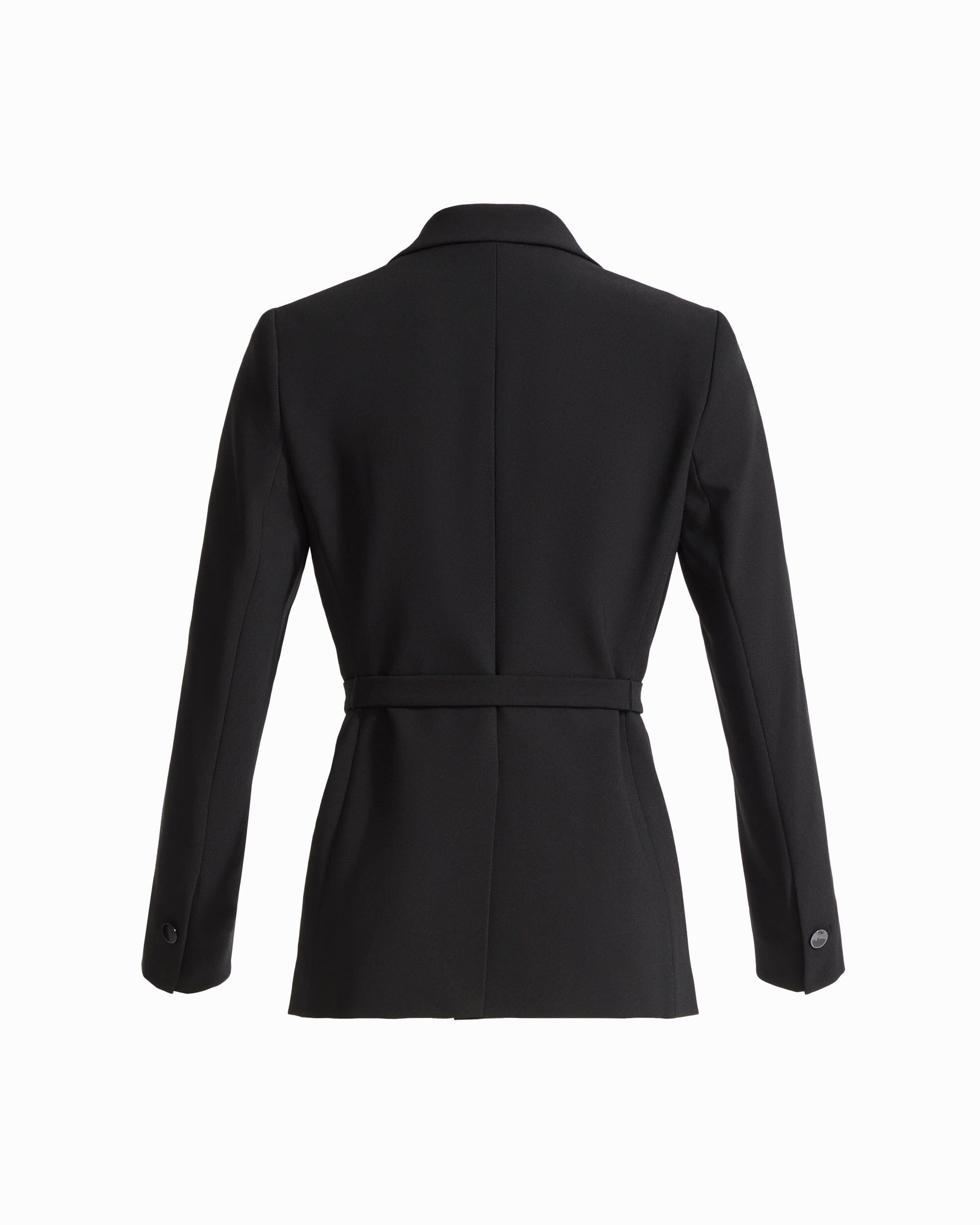 Belted Notch Lapel Single-Button Jacket Apparel & Accessories Kasper