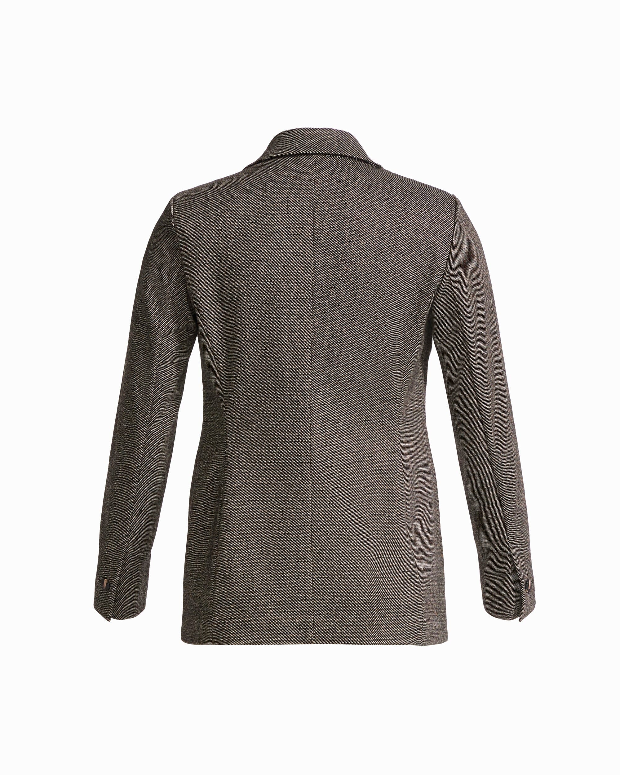 Triple Pocket Faux Double-Breasted Flap Pocket Jacket Apparel & Accessories Kasper