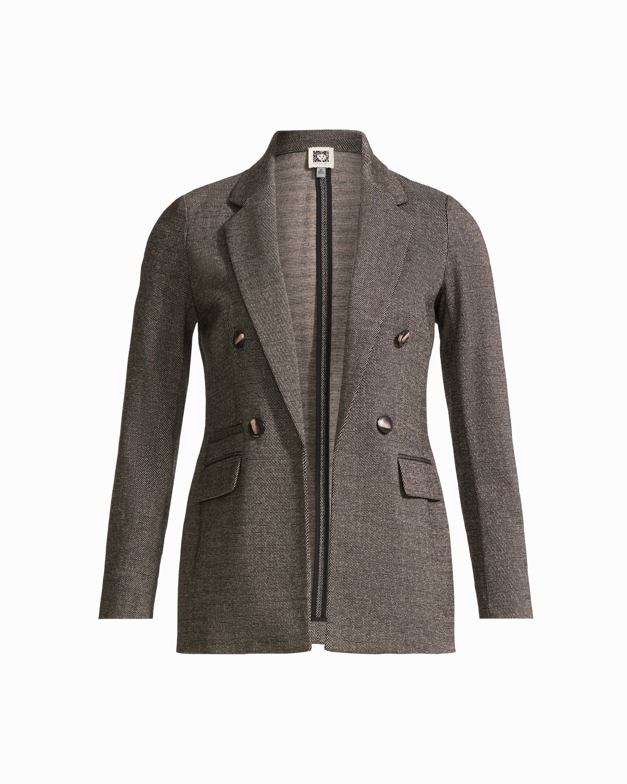 Triple Pocket Faux Double-Breasted Flap Pocket Jacket Apparel & Accessories Kasper