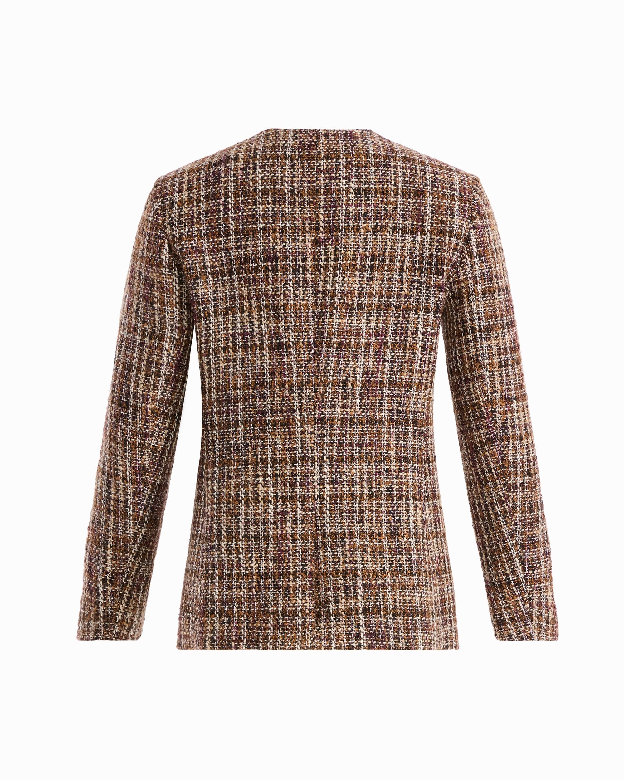 Anne Klein Collarless Button-Down Jacket