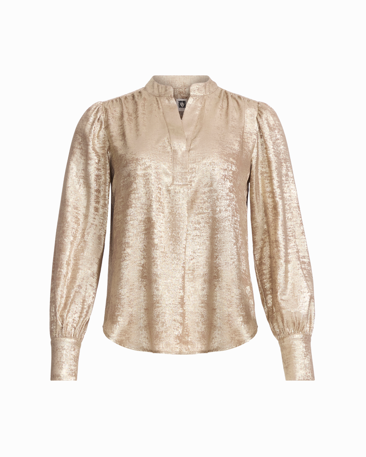 Pleat Front Woven Blouse