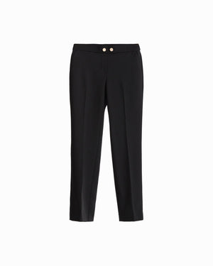 Mid Rise Pull-On Straight Leg Pant with Extended Tab Apparel & Accessories Kasper