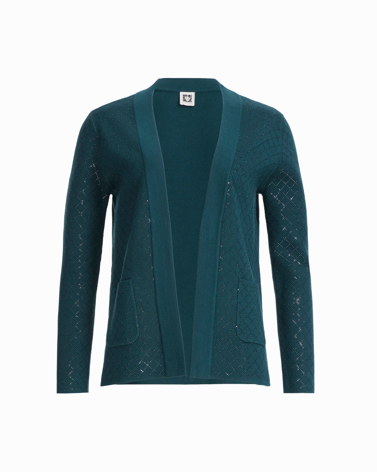 Embellished Heatset Knit Cardigan Sweater