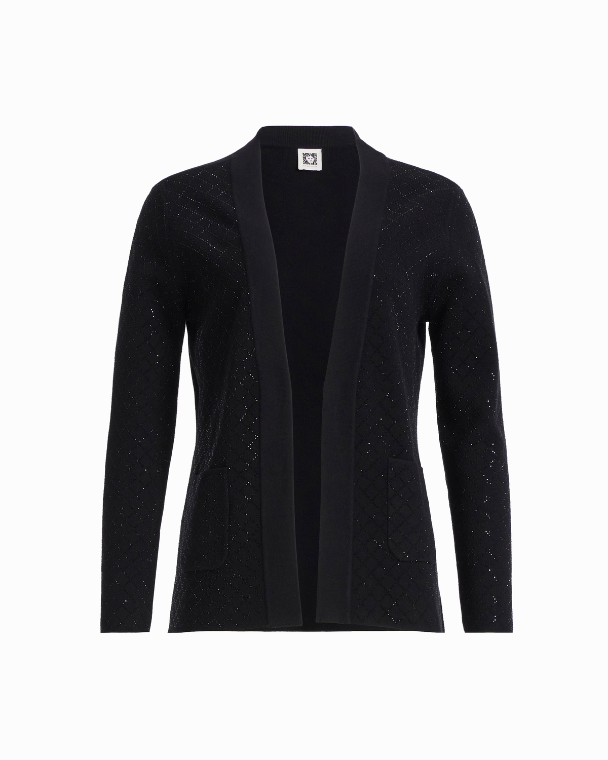 Embellished Heatset Knit Cardigan Sweater